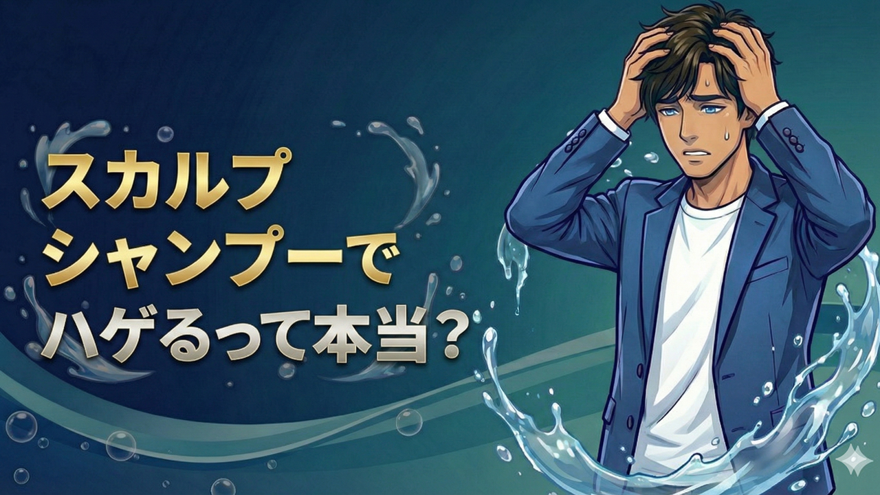 スカルプシャンプーでハゲるって本当？