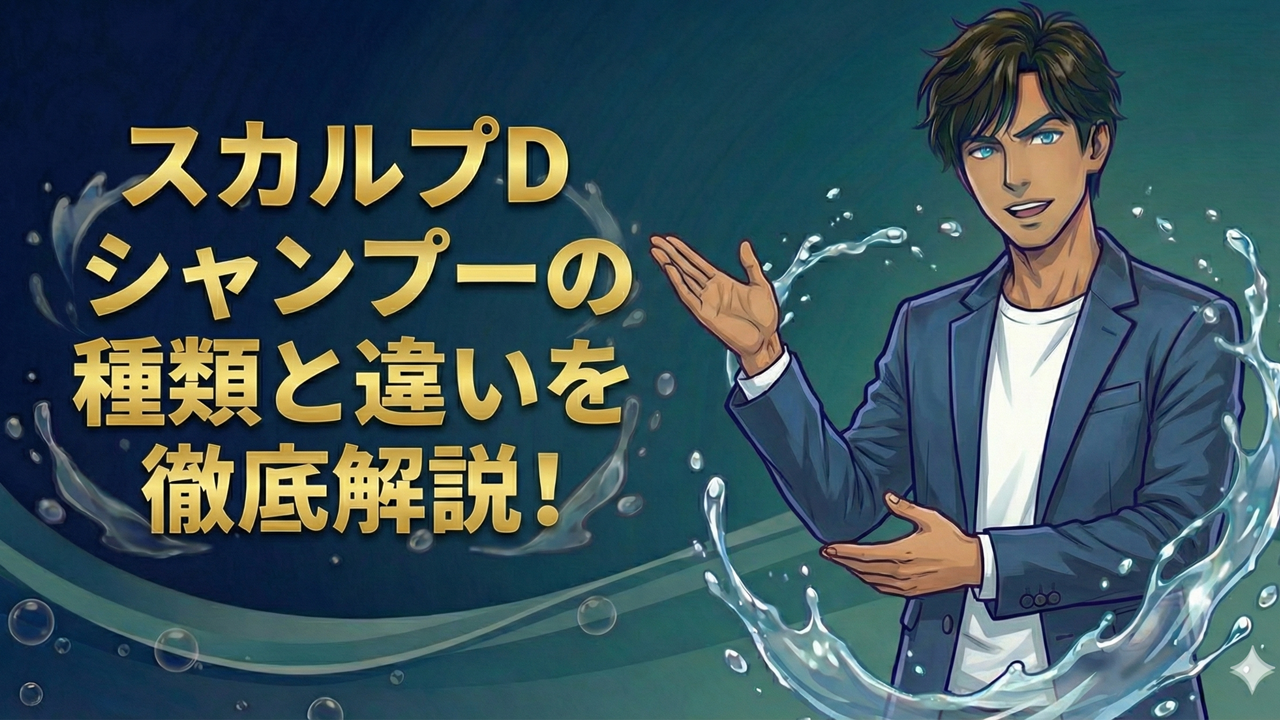 スカルプDシャンプーの種類と違いを徹底解説！