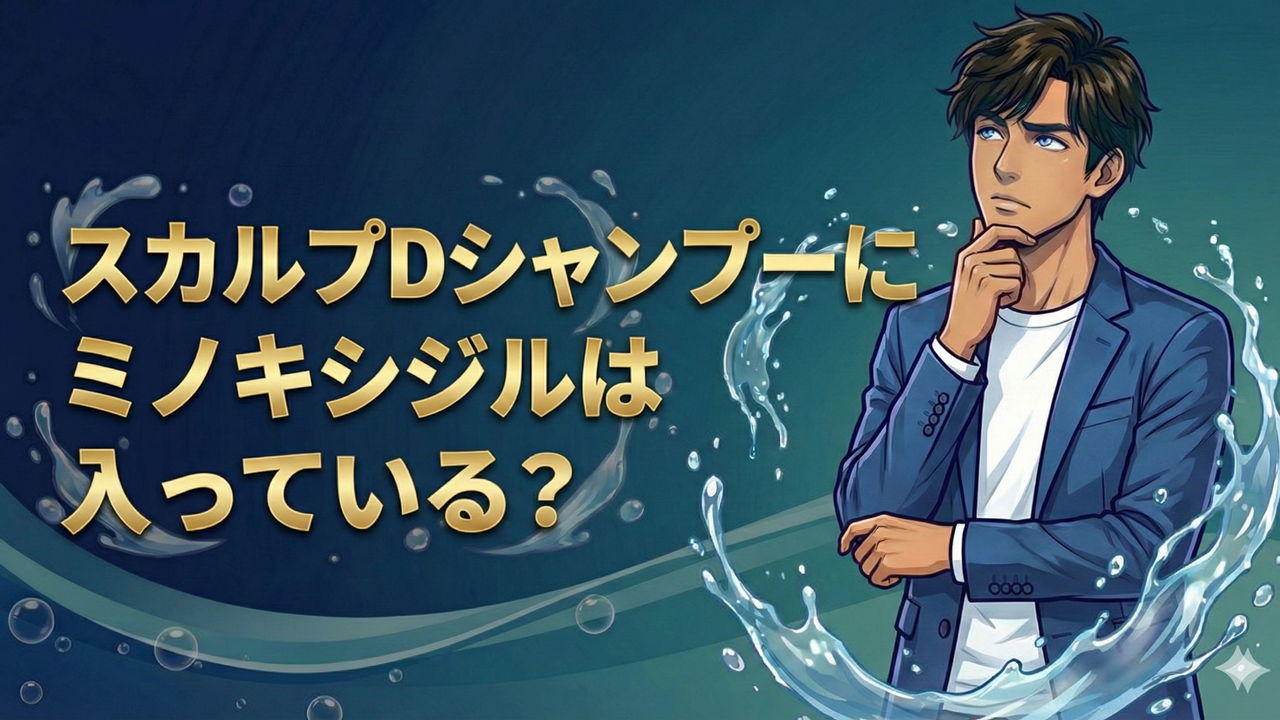 スカルプDシャンプーにミノキシジルは入っている？