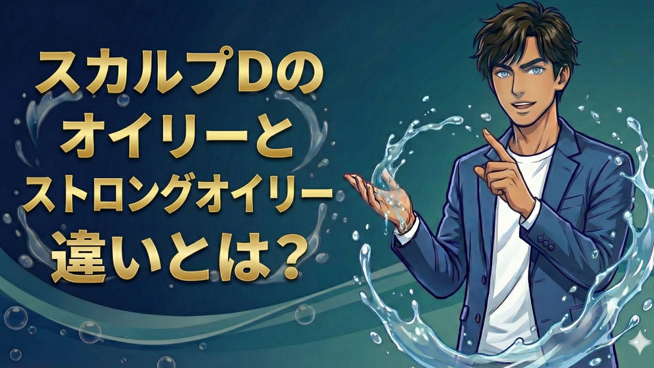 スカルプDのオイリーとストロングオイリーの違いとは？