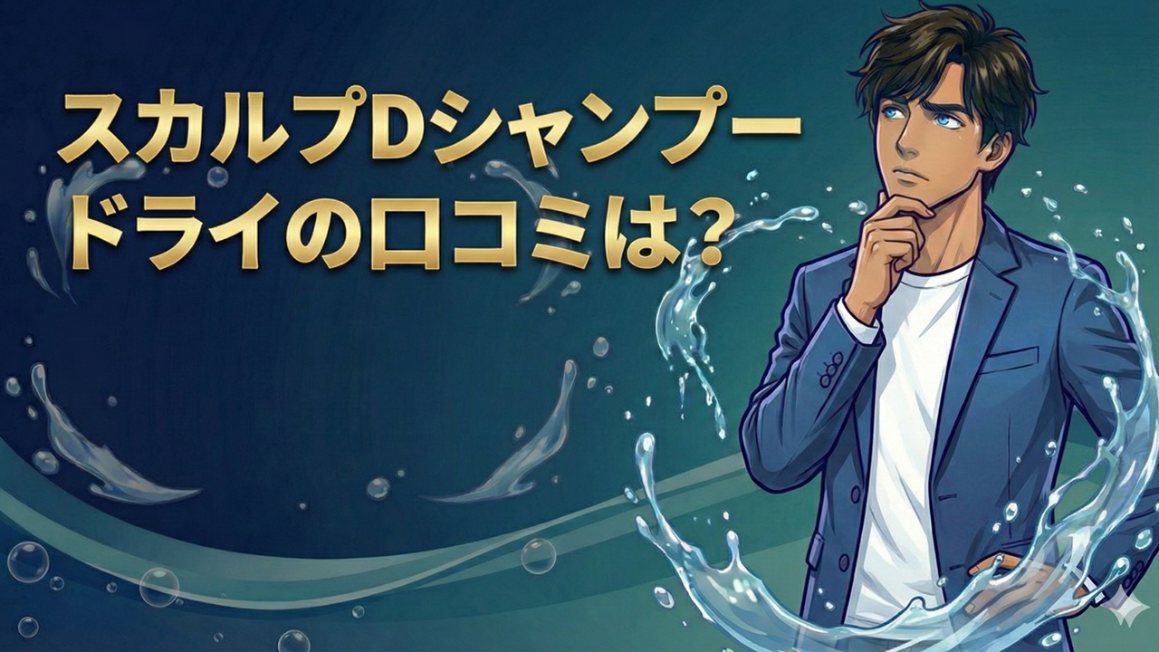 スカルプDシャンプー ドライの口コミは？