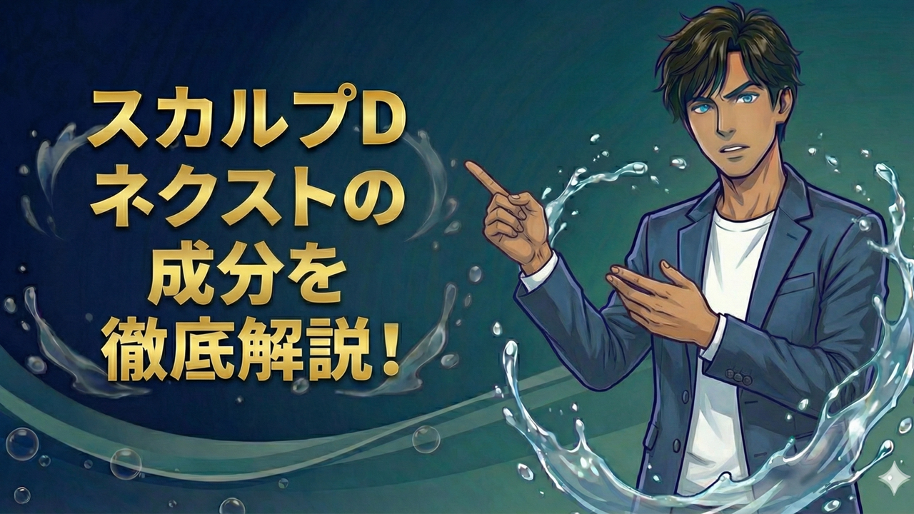 スカルプDネクストの成分を徹底解説！