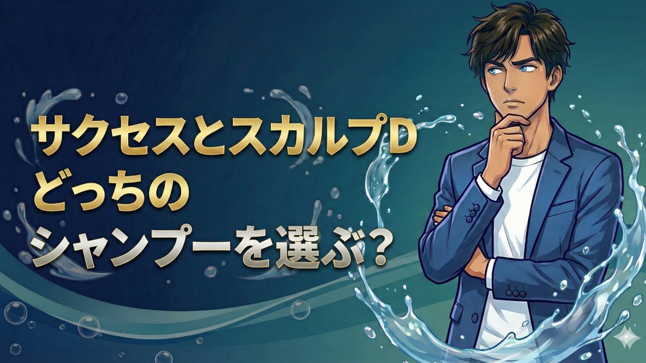 サクセスとスカルプDどっちのシャンプーを選ぶ？
